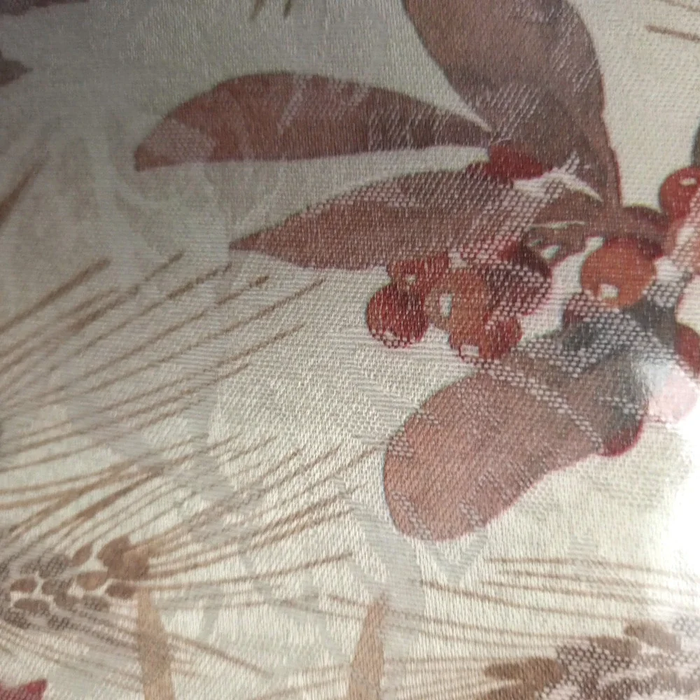 Benson Mills Natures Leaves Set of 4 Placemats 13 x 18 Poly Cotton Autumn New